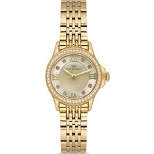 Ferro FL43030A-B4 Quartz Çelik Altın Rengi 26 mm Kadın Kol Saati