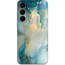 Gramaphone Galaxy S25 Fe Uyumlu Mermer Desenli Telefon Kılıfı + Ekran Koruyucu - 5814