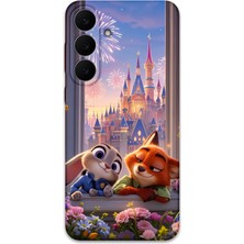 Gramaphone Galaxy S25 Fe Uyumlu Zootopia Desenli Telefon Kılıfı + Ekran Koruyucu - 5943