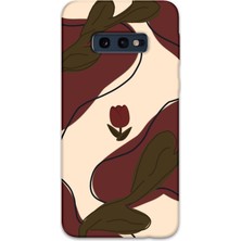 Gramaphone Galaxy S10E Uyumlu Çiçek Desenli Telefon Kılıfı + Ekran Koruyucu - 5790