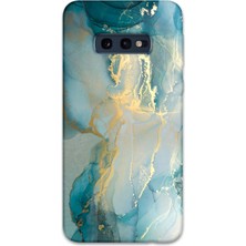 Gramaphone Galaxy S10E Uyumlu Mermer Desenli Telefon Kılıfı + Ekran Koruyucu - 5814