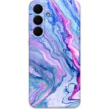 Gramaphone Galaxy S25 Fe Uyumlu Mermer Desenli Telefon Kılıfı + Ekran Koruyucu - 5816