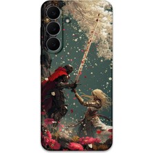 Gramaphone Galaxy S25 Fe Uyumlu Retro Desenli Telefon Kılıfı + Ekran Koruyucu - 5838