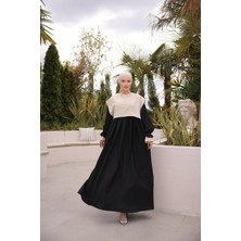 Nissra Ankanoor Önlüklü Oversize Keten Elbise ANKA255095