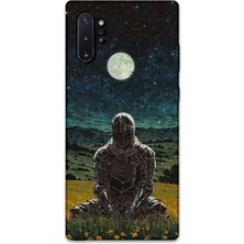 Gramaphone Galaxy Note 10 Plus Uyumlu Retro Desenli Telefon Kılıfı + Ekran Koruyucu - 5844