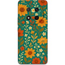 Gramaphone Honor Magic 7 Lite Uyumlu Çiçek Desenli Telefon Kılıfı + Ekran Koruyucu - 5786