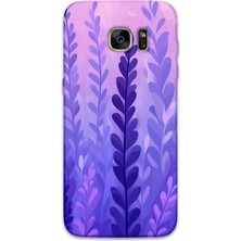 Gramaphone Galaxy S7 Edge Uyumlu Çiçek Desenli Telefon Kılıfı + Ekran Koruyucu - 5798