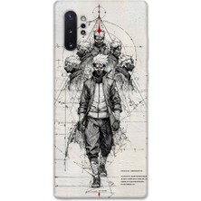 Gramaphone Galaxy Note 10 Plus Uyumlu Anime Desenli Telefon Kılıfı + Ekran Koruyucu - 5875