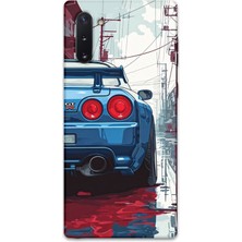 Gramaphone Galaxy Note 10 Uyumlu Araba Desenli Telefon Kılıfı + Ekran Koruyucu - 5761