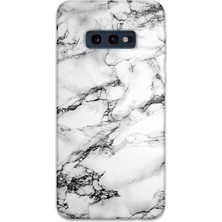 Gramaphone Galaxy S10E Uyumlu Mermer Desenli Telefon Kılıfı + Ekran Koruyucu - 5817