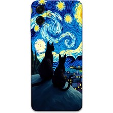 Gramaphone Galaxy A07 Uyumlu Kedi Desenli Telefon Kılıfı + Ekran Koruyucu - 5782