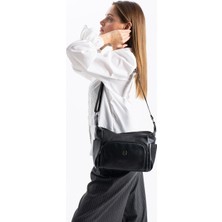 Sanmorris Kadın Ayarlanabilir Çapraz Askılı Çok Gözlü Suni Deri Omuz Çantası 1434