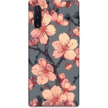 Gramaphone Galaxy Note 10 Uyumlu Çiçek Desenli Telefon Kılıfı + Ekran Koruyucu - 5801