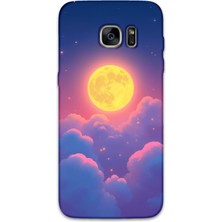 Gramaphone Galaxy S7 Edge Uyumlu Uzay Desenli Telefon Kılıfı + Ekran Koruyucu - 5869