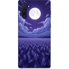 Gramaphone Galaxy Note 10 Uyumlu Çiçek Desenli Telefon Kılıfı + Ekran Koruyucu - 5797