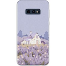 Gramaphone Galaxy S10E Uyumlu Çiçek Desenli Telefon Kılıfı + Ekran Koruyucu - 5800
