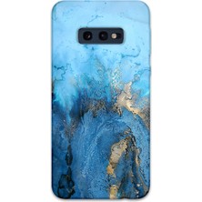 Gramaphone Galaxy S10E Uyumlu Mermer Desenli Telefon Kılıfı + Ekran Koruyucu - 5812