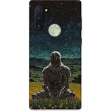Gramaphone Galaxy Note 10 Uyumlu Retro Desenli Telefon Kılıfı + Ekran Koruyucu - 5844