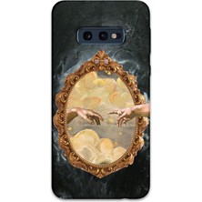 Gramaphone Galaxy S10E Uyumlu Retro Desenli Telefon Kılıfı + Ekran Koruyucu - 5836