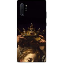 Gramaphone Galaxy Note 10 Plus Uyumlu Retro Desenli Telefon Kılıfı + Ekran Koruyucu - 5833