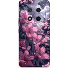 Gramaphone Honor Magic 7 Lite Uyumlu Çiçek Desenli Telefon Kılıfı + Ekran Koruyucu - 5796