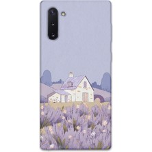 Gramaphone Galaxy Note 10 Uyumlu Çiçek Desenli Telefon Kılıfı + Ekran Koruyucu - 5800