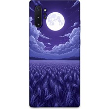 Gramaphone Galaxy Note 10 Plus Uyumlu Çiçek Desenli Telefon Kılıfı + Ekran Koruyucu - 5797