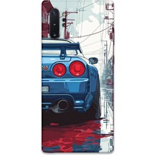 Gramaphone Galaxy Note 10 Plus Uyumlu Araba Desenli Telefon Kılıfı + Ekran Koruyucu - 5761