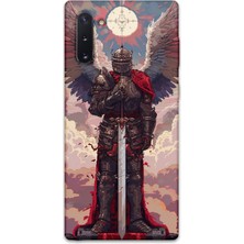 Gramaphone Galaxy Note 10 Uyumlu Retro Desenli Telefon Kılıfı + Ekran Koruyucu - 5837