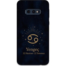 Gramaphone Galaxy S10E Uyumlu Yengeç Burcu Desenli Telefon Kılıfı + Ekran Koruyucu - 5771