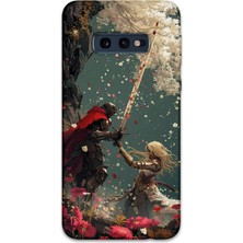 Gramaphone Galaxy S10E Uyumlu Retro Desenli Telefon Kılıfı + Ekran Koruyucu - 5838