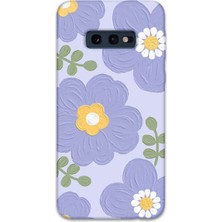 Gramaphone Galaxy S10E Uyumlu Çiçek Desenli Telefon Kılıfı + Ekran Koruyucu - 5799