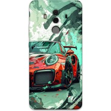Gramaphone Huawei Mate 10 Pro Uyumlu Araba Desenli Telefon Kılıfı + Ekran Koruyucu - 5765