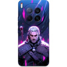 Gramaphone Tecno Camon 40 Premier 5g Uyumlu Geralt Desenli Telefon Kılıfı + Ekran Koruyucu - 5826