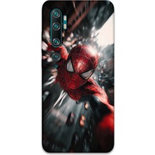 Gramaphone Xiaomi Mi Note 10 Uyumlu Spiderman Desenli Telefon Kılıfı + Ekran Koruyucu - 5933