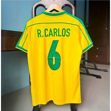 FRAGOLA Brezilya Milli Takımı 98 Dünya Kupası Roberto Carlos Nostalji Forması