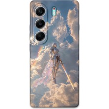 Gramaphone Tecno Camon 40 4g Uyumlu Retro Desenli Telefon Kılıfı + Ekran Koruyucu - 5841