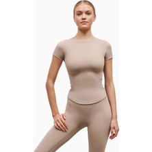 Because Of Alice Base Sculpting T Shirt Şekillendirici Kısa Kollu Kadın Tişört