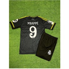 FRAGOLA Real Madrid 2025/26 Sezonu Kylian Mbappe Deplasman Çocuk Forması (Gri)