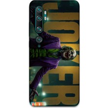 Gramaphone Xiaomi Mi Note 10 Uyumlu Joker Desenli Telefon Kılıfı + Ekran Koruyucu - 5930