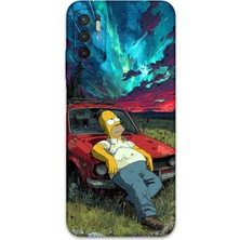 Gramaphone Xiaomi Redmi Note 10 5g Uyumlu Simpson Desenli Telefon Kılıfı + Ekran Koruyucu - 5938