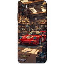 Gramaphone Xiaomi Redmi Note 10 5g Uyumlu Araba Desenli Telefon Kılıfı + Ekran Koruyucu - 5759