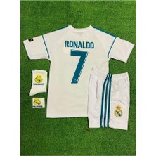 FRAGOLA R.e.a.l M.a.d.r.i.d 2018 Kiev Cristiano Ronaldo Çocuk Forması 4'lü Set (Armalı)