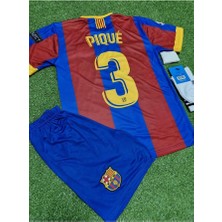 FRAGOLA Barcelona 2011 Şampiyonlar Ligi Finali Gerard Pique Çocuk Forması 4'lü Set