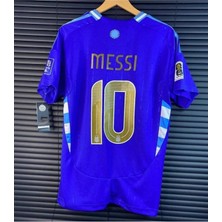 FRAGOLA Arjantin 2024/25 Yeni Sezon Lionel Messi Deplasman Forması (Blue)