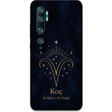 Gramaphone Xiaomi Mi Note 10 Uyumlu Koç Burcu Desenli Telefon Kılıfı + Ekran Koruyucu - 5768