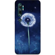 Gramaphone Xiaomi Mi Note 10 Uyumlu Çiçek Desenli Telefon Kılıfı + Ekran Koruyucu - 5787
