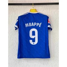 FRAGOLA Real Madrid 2025/26 Yeni Sezon Kylian Mbappe Deplasman Forması (Mavi)