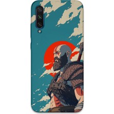 Gramaphone Xiaomi Mi A3 Uyumlu Kratos Desenli Telefon Kılıfı + Ekran Koruyucu - 5824