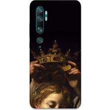 Gramaphone Xiaomi Mi Note 10 Uyumlu Retro Desenli Telefon Kılıfı + Ekran Koruyucu - 5833